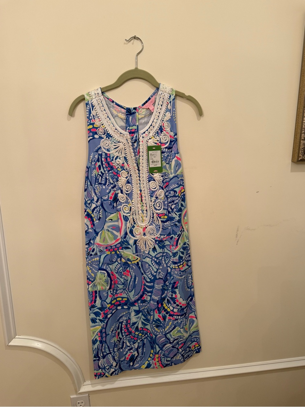 Lilly Pulitzer Sleeveless Floral-Print Shift Dress in Multi colors